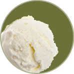 vanilla ice cream scoop