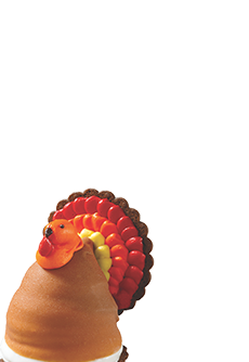 3D cake of a turkey