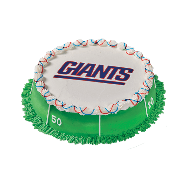 round game day cake